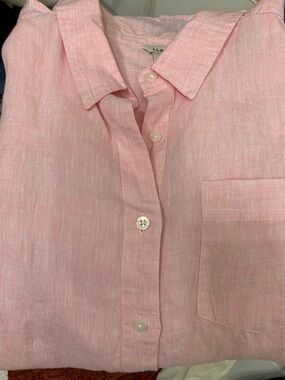 L.L. Bean Linen Button-Down Shirt